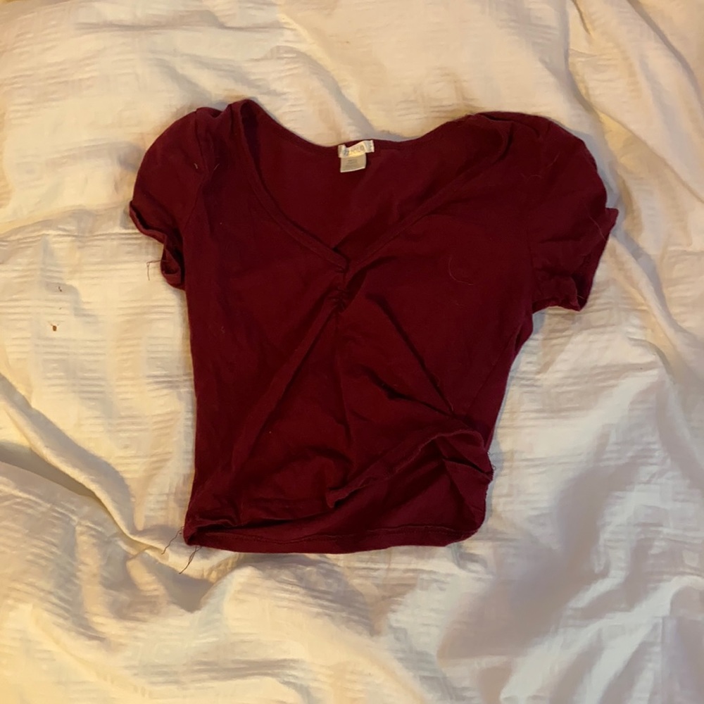 Tilly’s Maroon Crop Top